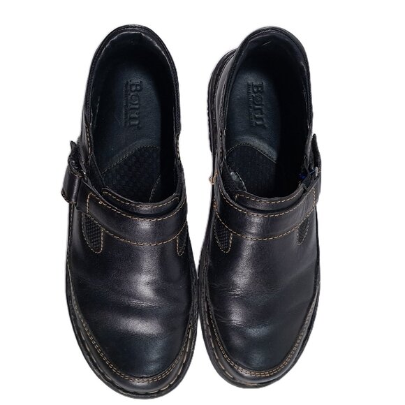 Born Honesty Shoes Women 8.5 Black Leather Loafers Flats Casual W31599 - Picture 6 of 16